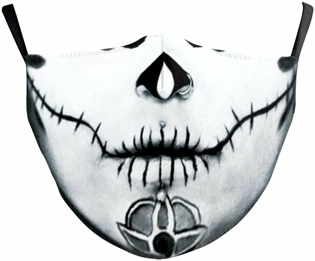 My Fancy Dress Stitched Mouth Face Mask 3 My Fancy Dress Stitched Mouth Face Mask