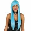 Fiestas Guirca Straight Long Light Blue Wig Deluxe 1 Fiestas Guirca Straight Long Light Blue Wig Deluxe