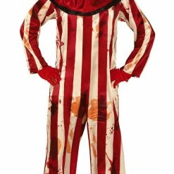 Fiestas Guirca Halloween Striped Clown Costume Men's