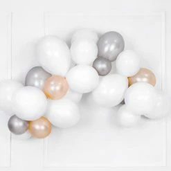 Partydecor White Pastel Balloon 30cm Pack Of 10 Balloons