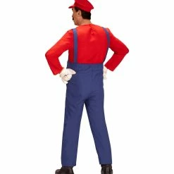 Widmann Super Plumber Mario Red Costume 7 Widmann Super Plumber Mario Red Costume