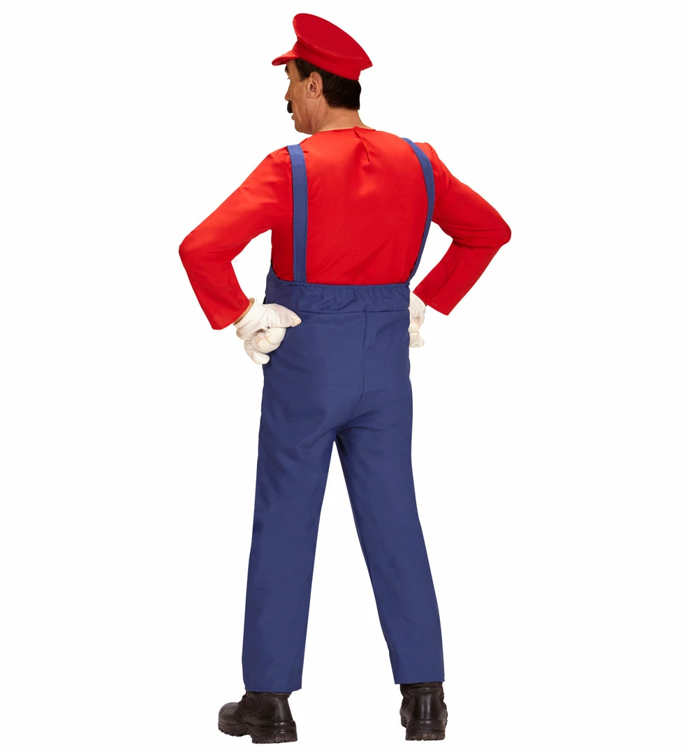 Widmann Super Plumber Mario Red Costume 5 Widmann Super Plumber Mario Red Costume