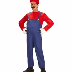 Widmann Super Plumber Mario Red Costume