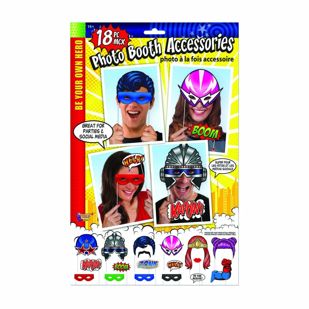 Bristol Superhero Themed Party Photo Booth Props Superhero & Villiain 3 Bristol Superhero Themed Party Photo Booth Props Superhero & Villiain