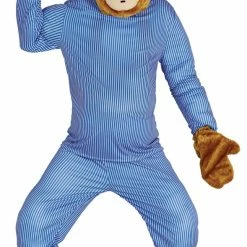 Fiestas Guirca Ted Bear Mascot Headpiece And Hands