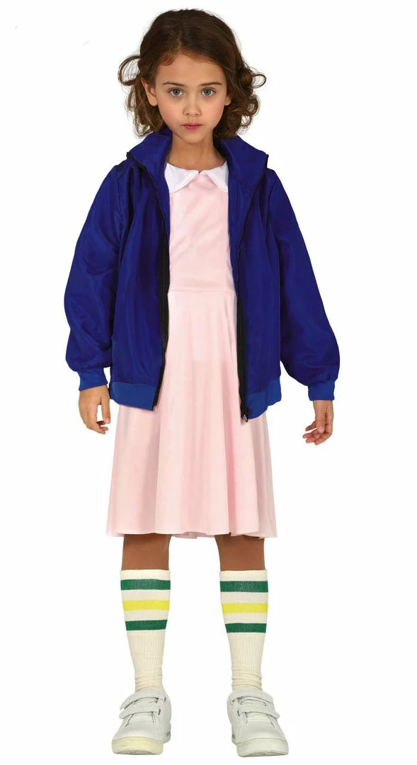 Fiestas Guirca Kid's Halloween Telepathic Girl Eleven Costume Child's 3 Fiestas Guirca Kid's Halloween Telepathic Girl Eleven Costume Child's