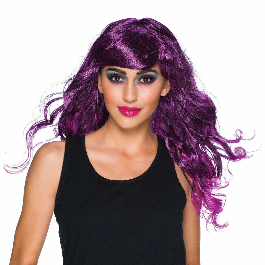 Bristol Halloween Accessories Temptress Purple Wig 3 Bristol Halloween Accessories Temptress Purple Wig