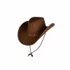 Wicked Texan Cowboy Hat Dark Brown Western Costumes 1 Wicked Texan Cowboy Hat Dark Brown Western Costumes