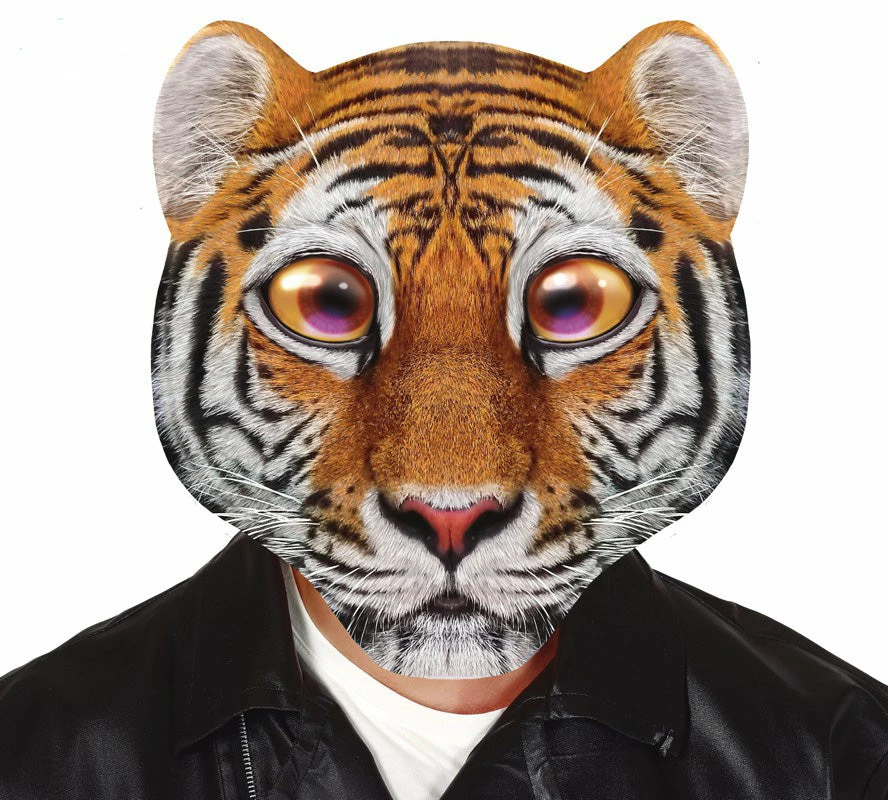Fiestas Guirca Big Head Tiger Oversized Mask 3 Fiestas Guirca Big Head Tiger Oversized Mask
