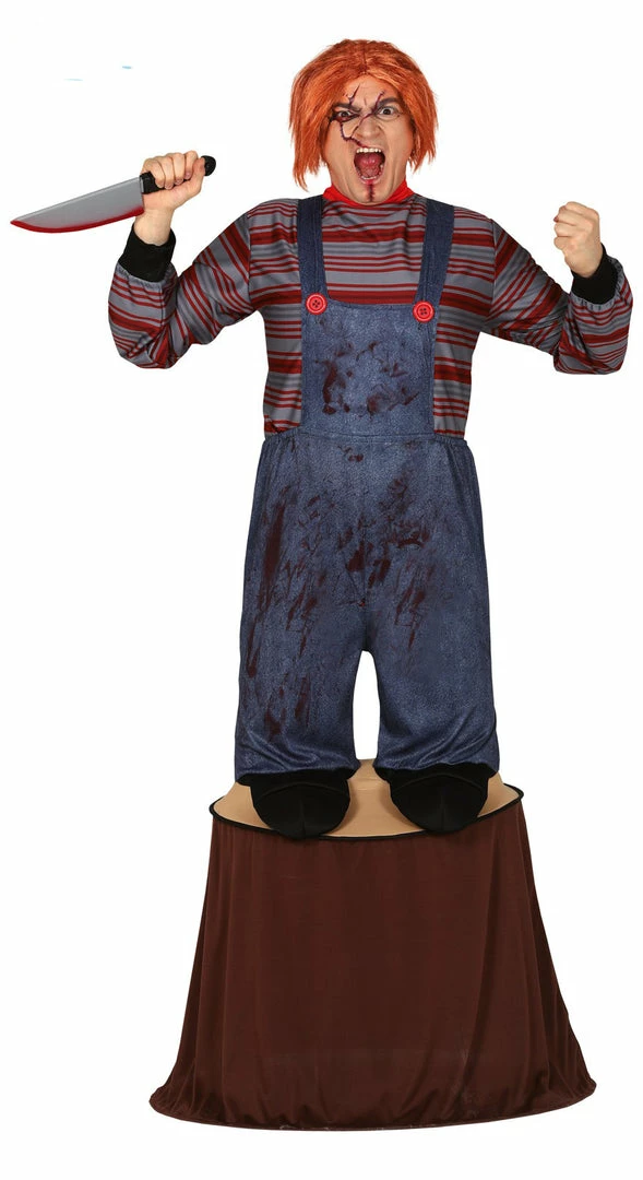Fiestas Guirca Halloween Tiny Chucky Costume Adult 3 Fiestas Guirca Halloween Tiny Chucky Costume Adult