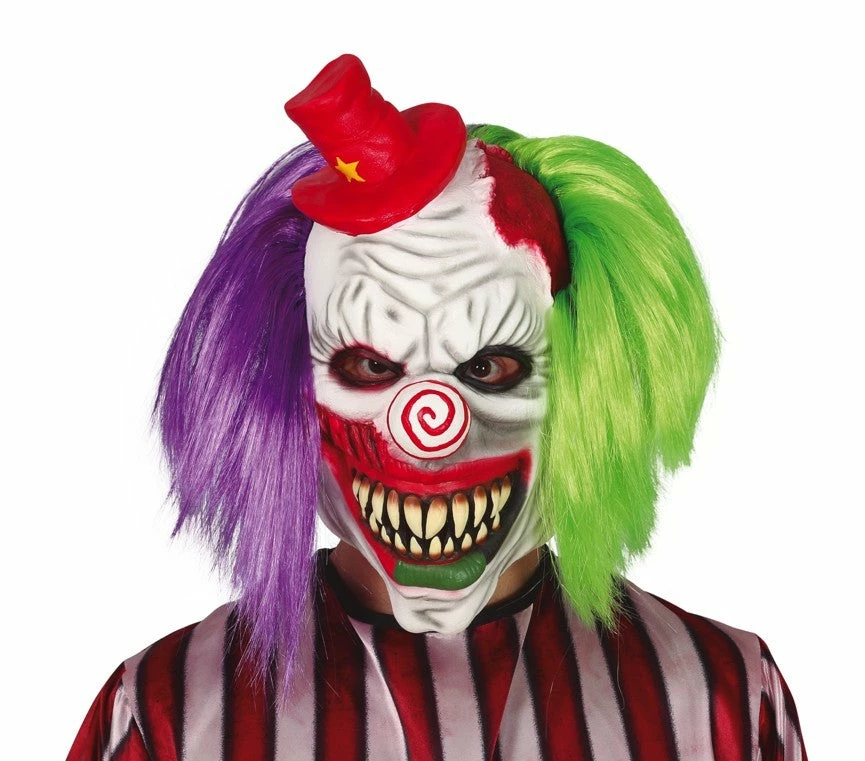 Fiestas Guirca Toothy The Killer Clown Latex Mask 3 Fiestas Guirca Toothy The Killer Clown Latex Mask