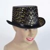 Bristol Top Hat Black And Gold Pattern Costume Accessories 1 Bristol Top Hat Black And Gold Pattern Costume Accessories