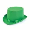 Fiestas Guirca St Patrick's Day Costumes Top Hat Green Satin 2 Fiestas Guirca St Patrick's Day Costumes Top Hat Green Satin