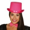 Fiestas Guirca Top Hat Pink Satin 2 Fiestas Guirca Top Hat Pink Satin