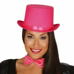 Fiestas Guirca Top Hat Pink Satin