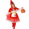 Wicked Traditional Red Riding Hood Costume Girls