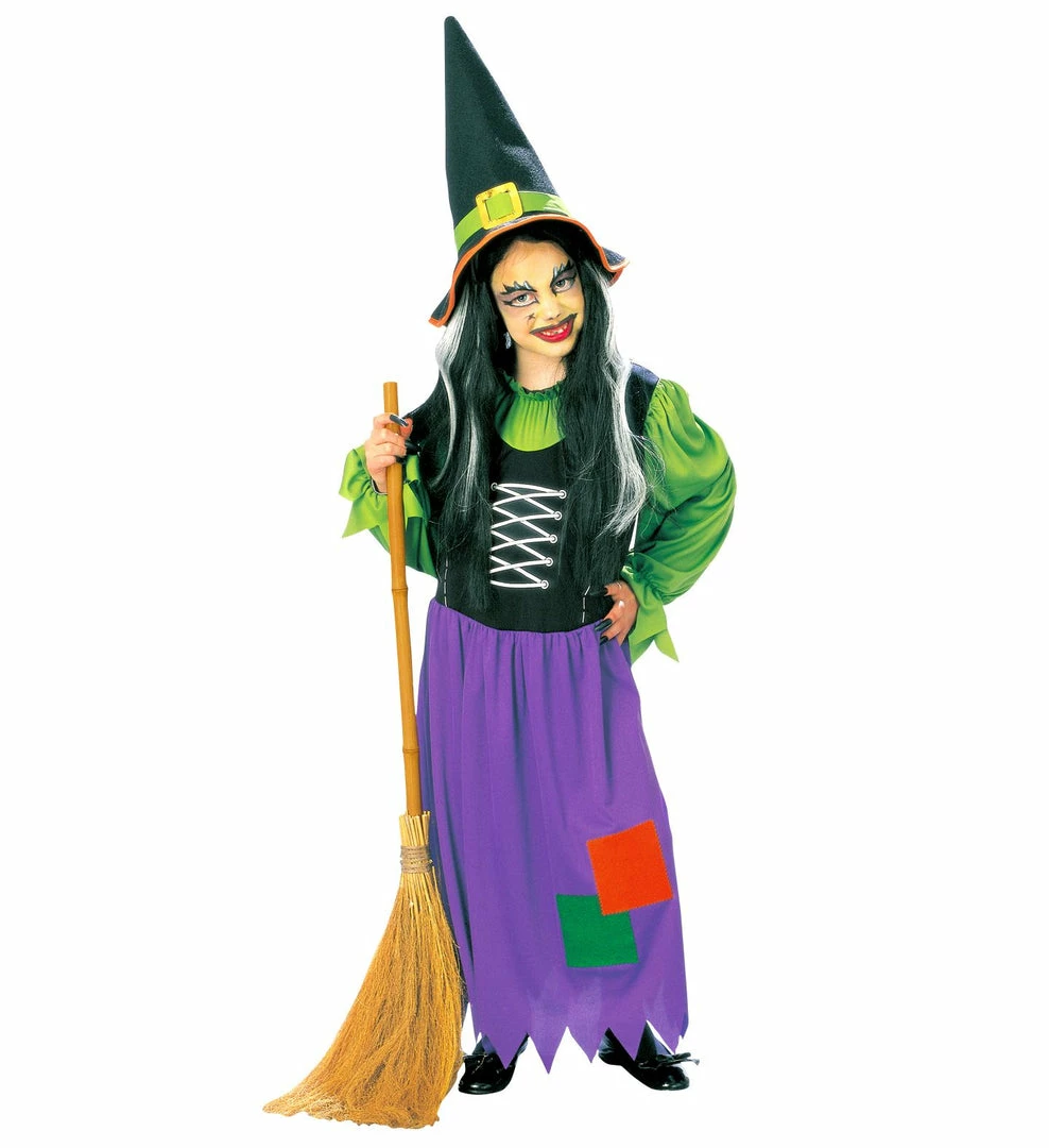 Widmann Halloween Traditional Witch Costume Kid's 3 Widmann Halloween Traditional Witch Costume Kid's