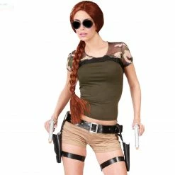 Fiestas Guirca Treasure Huntress Tomb Raider Pistols And Holster TV & Film