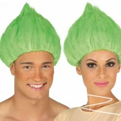 My Fancy Dress Troll Wig Green