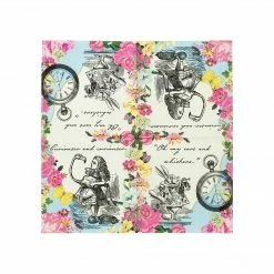 Talking Tables Party Supplies Truly Alice Cocktail Napkins Pack Of 20 6 Talking Tables Party Supplies Truly Alice Cocktail Napkins Pack Of 20