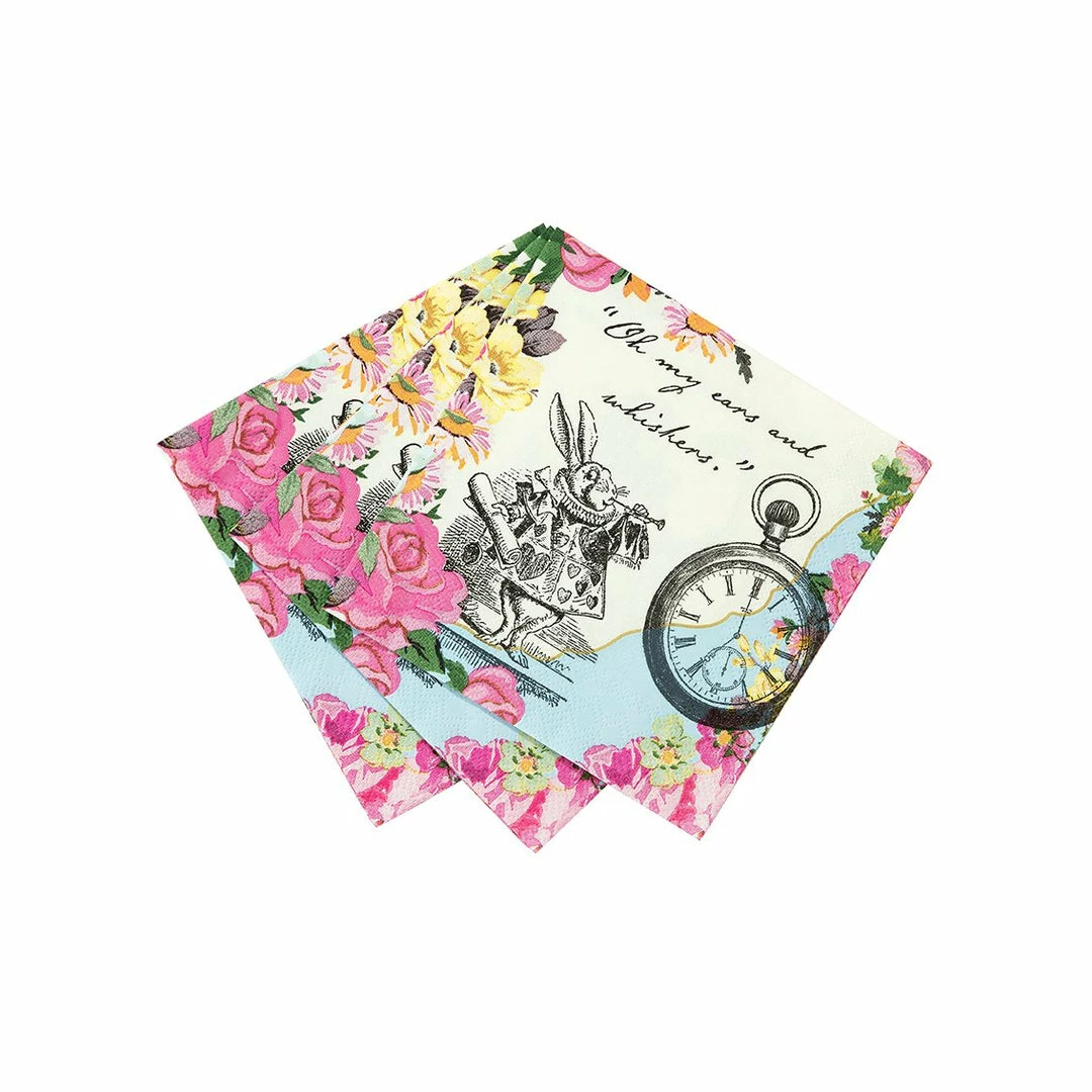 Talking Tables Party Supplies Truly Alice Cocktail Napkins Pack Of 20 5 Talking Tables Party Supplies Truly Alice Cocktail Napkins Pack Of 20