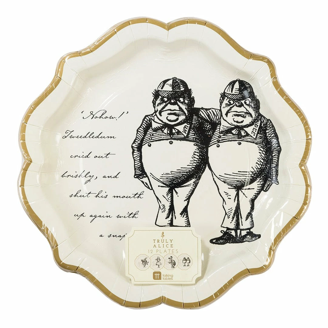 Talking Tables Party Supplies Truly Alice Paper Plates 7 Talking Tables Party Supplies Truly Alice Paper Plates