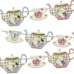 Talking Tables Party Supplies Truly Alice Teapot Bunting
