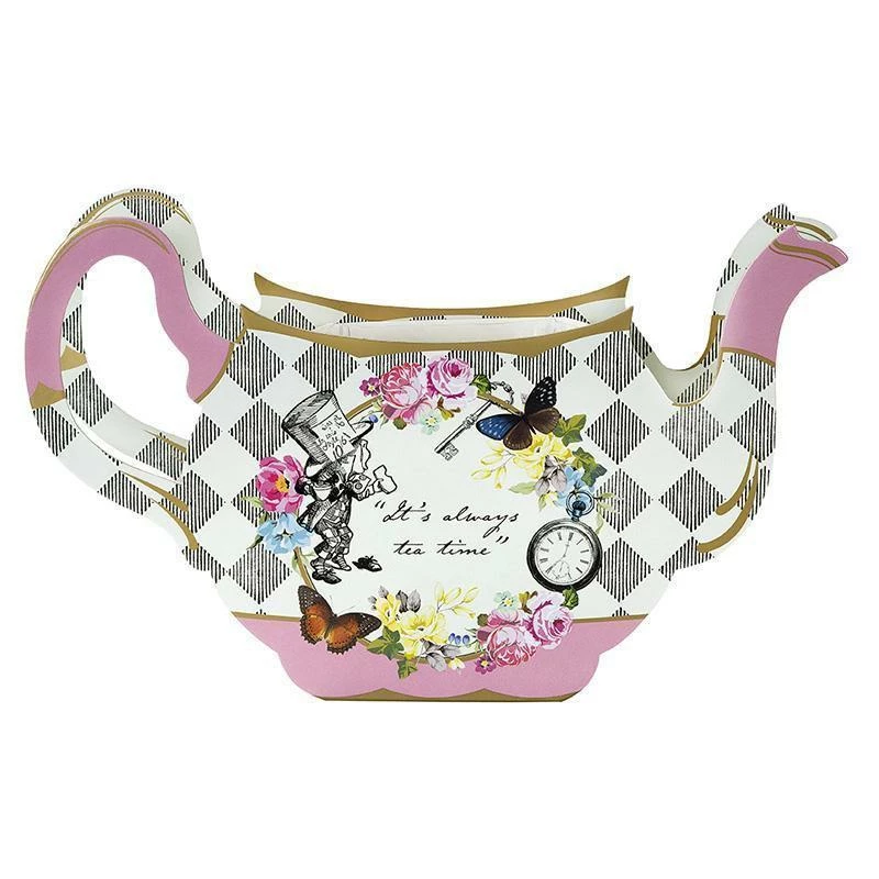 Talking Tables Party Supplies Truly Alice Whimsical Tea Pot Vase 4 Talking Tables Party Supplies Truly Alice Whimsical Tea Pot Vase