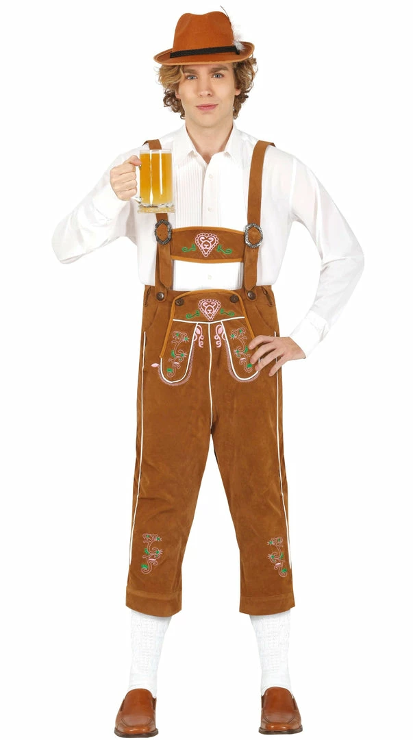Widmann Tyrolean Man Lederhosen Costume Light Brown World Costumes 3 Widmann Tyrolean Man Lederhosen Costume Light Brown World Costumes