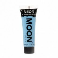My Fancy Dress Moon Glow 12ml Pastel Neon Face Paint Blue Costume Accessories