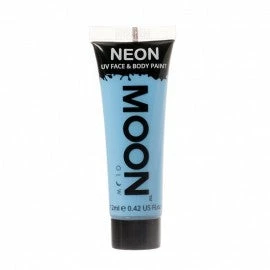My Fancy Dress Moon Glow 12ml Pastel Neon Face Paint Blue Costume Accessories 3 My Fancy Dress Moon Glow 12ml Pastel Neon Face Paint Blue Costume Accessories