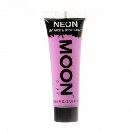 My Fancy Dress Moon Glow 12ml Pastel Neon Face Paint Lilac 3 My Fancy Dress Moon Glow 12ml Pastel Neon Face Paint Lilac