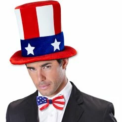 Widmann World Costumes Uncle Sam USA Top Hat 7 Widmann World Costumes Uncle Sam USA Top Hat