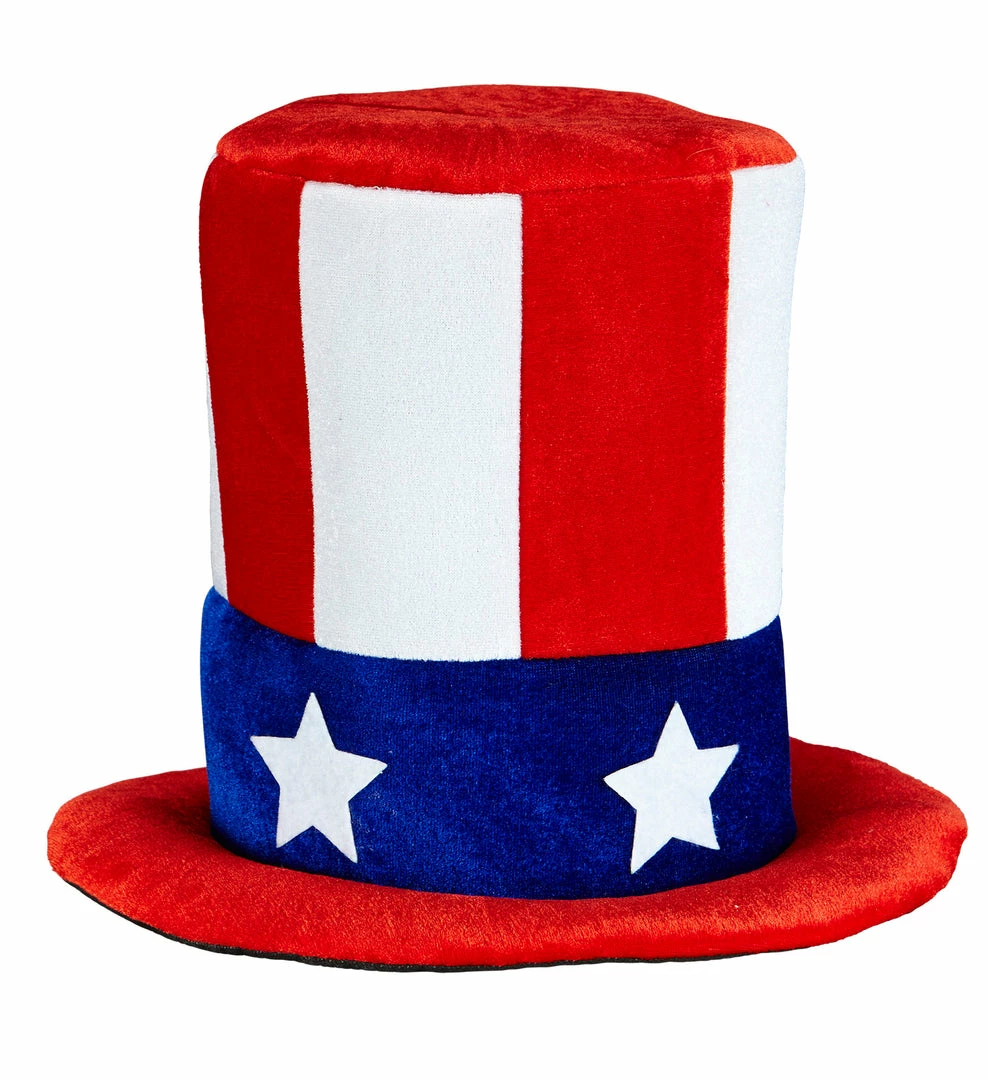 Widmann World Costumes Uncle Sam USA Top Hat 3 Widmann World Costumes Uncle Sam USA Top Hat