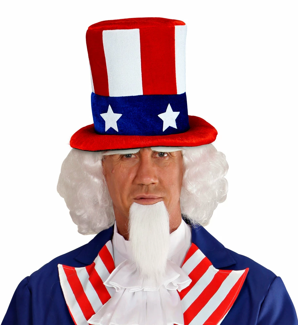 Widmann World Costumes Uncle Sam USA Top Hat 4 Widmann World Costumes Uncle Sam USA Top Hat