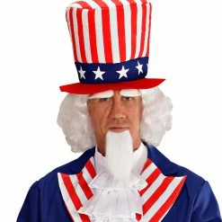 Widmann World Costumes Uncle Sam Wig, Eyebrow And Goatee Set
