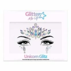 Paintglow Unicorn Glitz Festival Face Jewels Ladies Funny Costumes