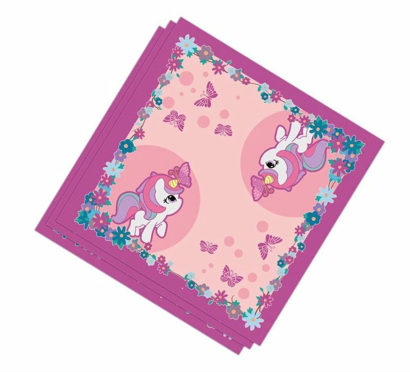 Fiestas Guirca Party Supplies Unicorn Napkins 20 Pack 3 Fiestas Guirca Party Supplies Unicorn Napkins 20 Pack
