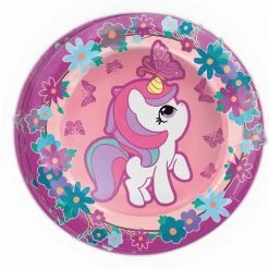 Fiestas Guirca Unicorn Plates 8 Pack