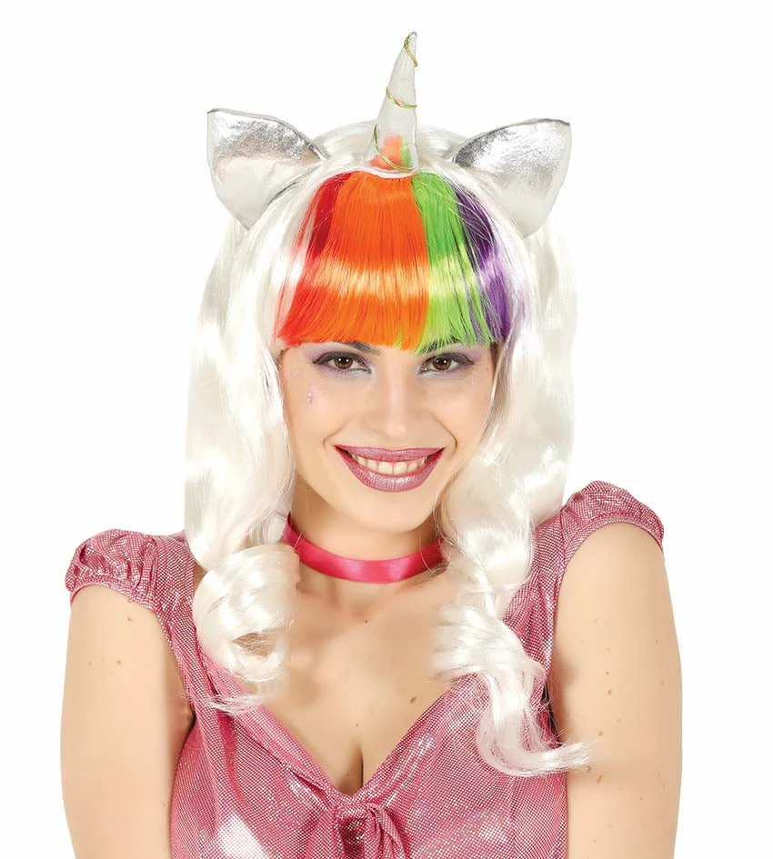 Fiestas Guirca Unicorn Wig Wigs 3 Fiestas Guirca Unicorn Wig Wigs