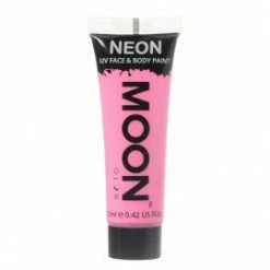 My Fancy Dress Costume Accessories Moon Glow 12ml Pastel Neon Face Paint Pink