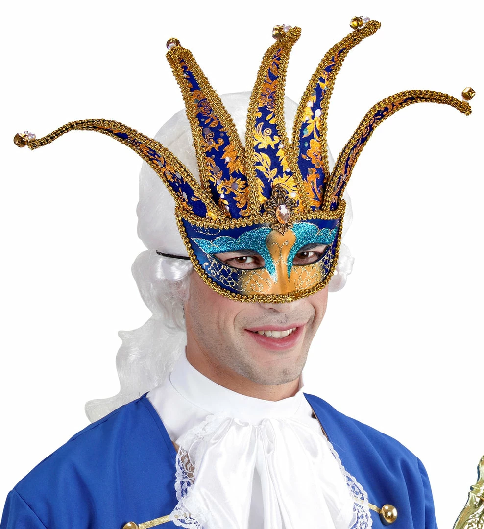 Widmann Costume Accessories Venetian Jester Carnival Mask 5 Widmann Costume Accessories Venetian Jester Carnival Mask