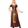 Widmann Viking Queen Costume Brown 2 Widmann Viking Queen Costume Brown