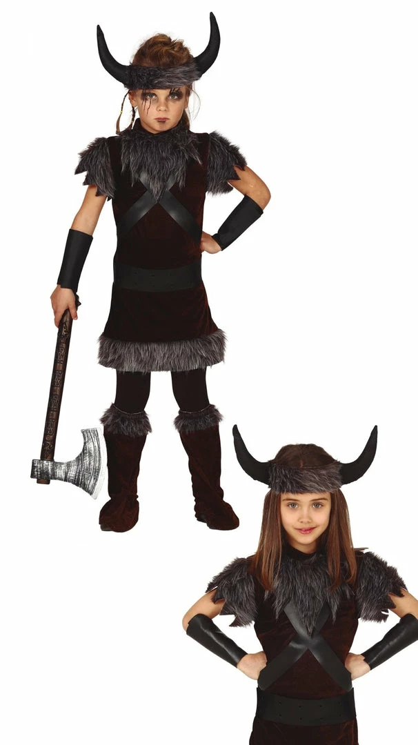 Fiestas Guirca Viking Raider Costume Children's Medieval, Renaissance & Tudor Costumes 3 Fiestas Guirca Viking Raider Costume Children's Medieval, Renaissance & Tudor Costumes