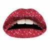My Fancy Dress Violent Lips Red Glitter Temporary Lip Tattoos Facepaints & FX