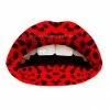 My Fancy Dress Red Leopard Temporary Lip Tattoo Facepaints & FX