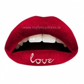 My Fancy Dress Red Love Temporary Lip Tattoo Costume Accessories 3 My Fancy Dress Red Love Temporary Lip Tattoo Costume Accessories