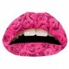 My Fancy Dress Violent Lips Pink Roses Temporary Lip Tattoos Valentines