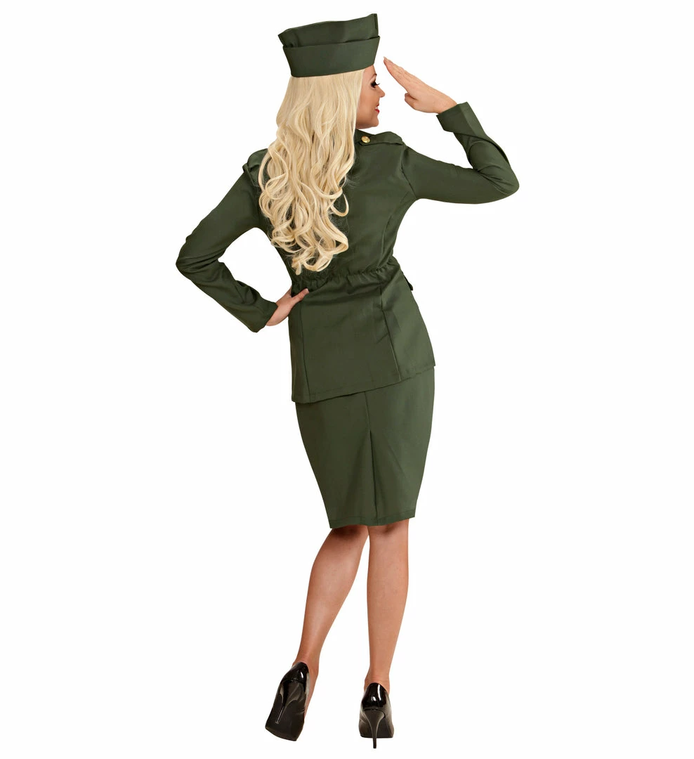 Widmann WW2 Soldier Girl Costume Ladies 6 Widmann WW2 Soldier Girl Costume Ladies