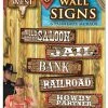 Bristol Western Costumes Way Out West 6 Wall Signs Decorations 2 Bristol Western Costumes Way Out West 6 Wall Signs Decorations